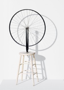 Marcel Duchamp, Bicycle Wheel, 1913/64. (“Ex Arturo,” one of two artist’s proofs) © Succession Marcel Duchamp/ADAGP, Paris/Artists Rights Society (ARS), New York 2014