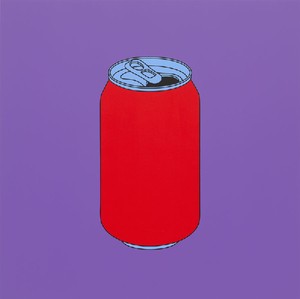 Michael Craig-Martin, Untitled (coke can), 2014. Acrylic on aluminum, 48 × 48 inches (122 × 122 cm) Photo by Mike Bruce