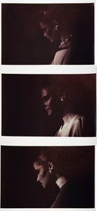 Richard Prince, Untitled (Three women with earrings), 1980. 3 Ektacolor photographs, 20 × 24 inches each (50.8 × 61 cm), edition of 10