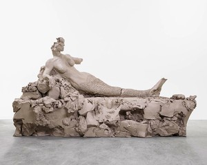Urs Fischer, mermaid, 2014. Cast bronze, 40 ½ × 48 × 84 inches (102.9 × 121.9 × 213.4 cm), edition of 2 © Urs Fischer. Photo: Melissa Christy