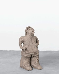 Urs Fischer, boy w/ tongue, 2014. Cast bronze, 35 ½ × 18 × 18 inches (90.2 × 45.7 × 45.7 cm), edition of 2 © Urs Fischer. Photo: Mats Nordman