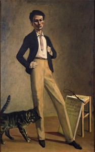 Balthus, Le Roi des chats, 1935. Oil on canvas, 30 11/16 × 19 ½ inches (78 × 49.5 cm)