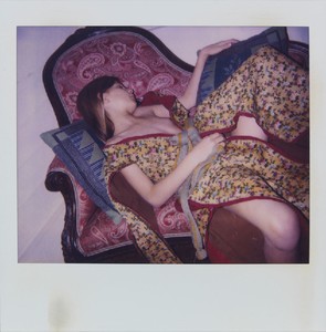 Balthus, Untitled, c. 1999–2000. Color Polaroid, 4 × 4 inches (10.2 × 10.2 cm) © Harumi Klossowska de Rola