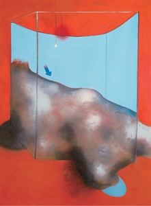 Francis Bacon, Sand Dune, 1983. Oil and pastel on canvas, 78 × 58 inches (198 × 147.5 cm). Fondation Beyeler, Riehen/Basel, Beyeler Collection © The Estate of Francis Bacon. All rights reserved. / DACS, London / ARS, NY 2015, photo by Peter Schibli, reproduction, including downloading of—works is prohibited by copyright laws and international conventions without the express written permission of Artists Rights Society (ARS), New York