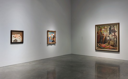 Installation view Artwork, left to right: © The Lucian Freud Archive/Bridgeman Images; © 2014 Succession H. Matisse, Paris/Artists Rights Society (ARS), New York; © 2015 Banco de México Diego Rivera Frida Kahlo Museums
Trust, Mexico, D.F. / Artists Rights Society (ARS), New York. Photo: Rob McKeever