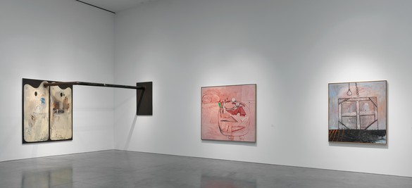 Installation view Artwork, left to right: © Jim Dine/Artists Rights Society (ARS), New York; © The Estate of Philip Guston. Photo: Rob McKeever