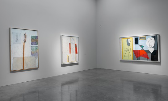 Installation view Artwork, left to right: © Jasper Johns/Licensed by VAGA, New York; © 2014 Estate of Pablo Picasso/Artist Rights Society (ARS), New York. Photo: Rob McKeever