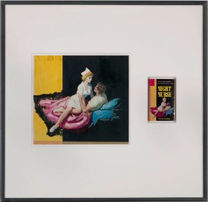 Richard Prince, Untitled (original), 2010. Original illustration and paperback book, 34 × 35 inches (86.4 × 88.9 cm) Photo by Rob McKeever