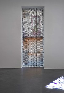 Richard Wright, No title, 2015. Leaded glass, 181 ⅛ × 68 5/16 inches (460 × 173.5 cm) Photo by Matteo D'Eletto M3 Studio