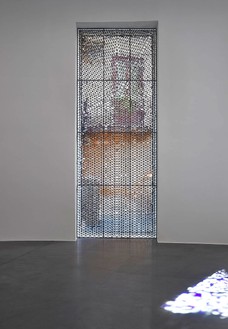 Richard Wright, No title, 2015 Leaded glass, 181 ⅛ × 68 5/16 inches (460 × 173.5 cm)Photo by Matteo D'Eletto M3 Studio