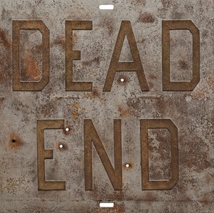 Ed Ruscha, Rusty Signs—Dead End 1, 2014. Mixografia® print on handmade paper, 24 × 24 inches (61 × 61 cm), edition of 50 © Ed Ruscha