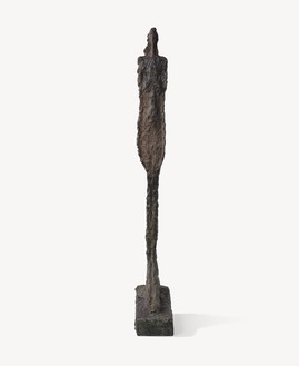Alberto Giacometti, Femme de Venise VIII, 1956 Bronze, 47 ⅝ × 6 × 13 ⅛ inches (121 × 15.1 × 33.2 cm)© Alberto Giacometti Estate/Licensed in the UK by ACS and DACS, 2016