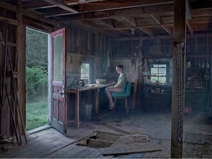 Gregory Crewdson, The Barn, 2013. Digital pigment print, Image size: 37 ½ × 50 inches (95.3 × 127 cm), edition of 3 + 2 APs © Gregory Crewdson