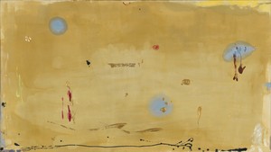 Helen Frankenthaler, Brother Angel, 1983. Acrylic on canvas, 66 ¼ × 117 inches (168.3 × 297.2 cm) © 2016 Helen Frankenthaler Foundation, Inc./Artists Rights Society (ARS), New York. Photo: Rob McKeever