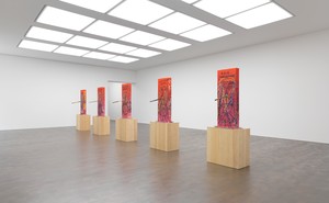 Installation view. Artworks © Mark Grotjahn, photo by Mike Bruce