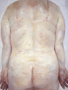 Jenny Saville, Trace, 1993–94. Oil on canvas, 84 × 72 inches (213.4 × 182.9 cm) © Jenny Saville