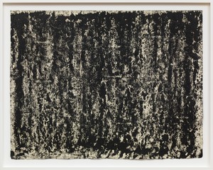 Richard Serra, Composite 1–9, 2016. Etching ink, paintstick, silica, and litho crayon on paper, 31 × 39 ¾ inches (78.7 × 101 cm) © Richard Serra. Photo: Robert McKeever