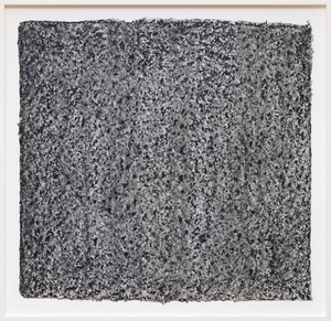 Richard Serra, Ramble 4–26, 2015. Litho crayon and pastel powder on paper, 35 ½ × 36 ¾ inches (90.2 × 93.3 cm) © Richard Serra/Artists Rights Society (ARS), New York. Photo: Rob McKeever