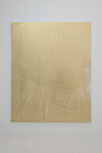 Rudolf Stingel, Untitled, 2012. Oil and enamel on canvas, 95 × 76 inches (241.3 × 193 cm) © Rudolf Stingel. Photo: John Lehr, courtesy the artist