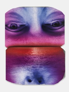 Urs Fischer, Sunset, 2016. Aluminum panel, epoxy, reinforced polyurethane foam, acrylic primer, gesso, acrylic ink, acrylic silkscreen medium, and acrylic paint, colored pencil, 87 ¾ × 67 ⅛ inches (222.9 × 170.5 cm) © Urs Fischer