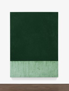 Brice Marden, Winsor + Newton, 2016–17. Oil on linen, 96 ⅛ × 72 inches (244 × 182.9 cm) © Brice Marden/Artists Rights Society (ARS), New York, and DACS, London 2017
