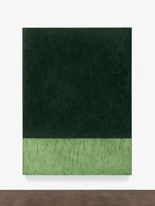 Brice Marden, Holbein, 2016–17. Oil on linen, 96 ⅛ × 72 inches (244.2 × 182.9 cm) © Brice Marden/Artists Rights Society (ARS), New York, and DACS, London 2017