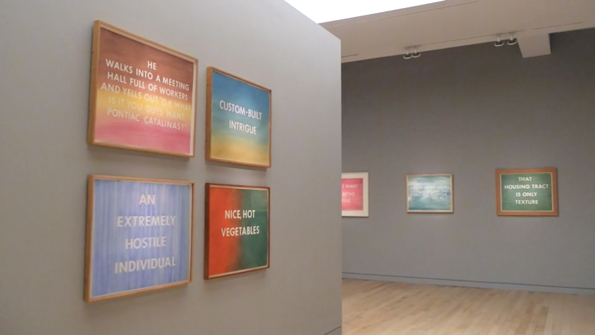 Ed Ruscha: Custom-Built Intrigue: Drawings 1974–1984, 980 Madison 