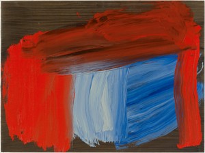 Howard Hodgkin, Always Afternoon, 2016. Oil on wood, 27 ⅜ × 36 ⅝ inches (69.5 × 93 cm) © Howard Hodgkin. Photo: Prudence Cumming Associates LTD