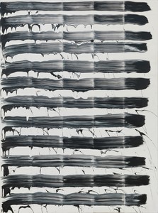 David Reed, #64, 1974. Oil on canvas, 76 × 56 inches (193 × 142 cm) Sammlung Goetz, Munich © 2017 David Reed/Artists Rights Society (ARS), New York. Photo: Rob McKeever