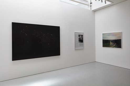 Installation view Artwork, left to right: © Piero Golia, © Adam McEwen, © Florian Maier-Aichen. Photo: Johnna Arnold