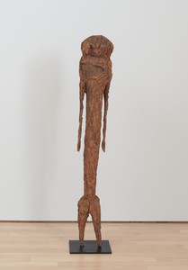 Unknown artist, clan shrine figure, Tchitcheri Sakwa (Togo), c. 1900. Wood, 53 × 8 × 8 inches (134.6 × 20.3 × 20.3 cm)