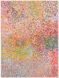 Damien Hirst, Veil of Love Everlasting, 2017. Oil on canvas, 120 × 90 inches (304.8 × 228.6 cm) © Damien Hirst and Science Ltd. All rights reserved, DACS 2018