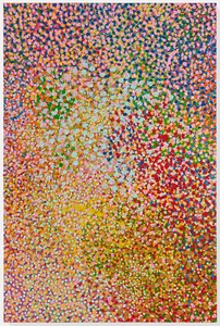 Damien Hirst, Veil of Love’s Secrets, 2017. Oil on canvas, 108 × 72 inches (274.3 × 182.9 cm) © Damien Hirst and Science Ltd. All rights reserved, DACS 2018