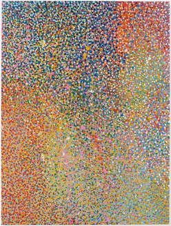 Damien Hirst, Veil of Faith, 2017 Oil on canvas, 144 × 108 inches (365.8 × 274.3 cm)© Damien Hirst and Science Ltd. All rights reserved, DACS 2018