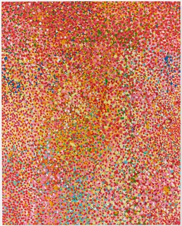 Damien Hirst, Veil of Love's Pleasure, 2017 Oil on canvas, 120 × 96 inches (304.8 × 243.8 cm)© Damien Hirst and Science Ltd. All rights reserved, DACS 2018