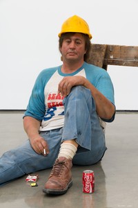 Duane Hanson, Lunchbreak, 1989 (detail). Oil on polyvinyl with mixed media, overall dimensions variable © 2018 Estate of Duane Hanson/Licensed by VAGA at Artists Rights Society (ARS), New York. Photo: Jeff McLane