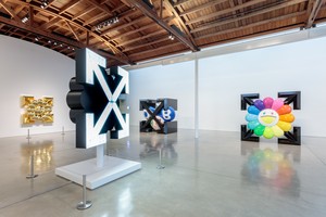 Installation view. Artwork ©︎ Virgil Abloh and ©︎ Takashi Murakami. Photo: Joshua White