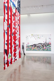 Installation view Artwork ©︎ Virgil Abloh and ©︎ Takashi Murakami. Photo: Joshua White