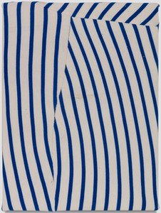 Piero Golia, Ferragosto Painting #2, 2018. Elastic cotton fabric, 16 × 12 inches (40.6 × 30.5 cm) © Piero Golia. Photo: Joshua White