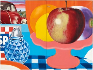 Tom Wesselmann, Still Life #29, 1963. Oil and printed paper collaged on canvas, in 2 parts, overall: 108 × 144 inches (274.3 × 365.8 cm) © The Estate of Tom Wesselmann/Licensed by VAGA, New York