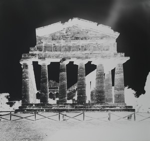 Vera Lutter, Temple of Athena, Paestum, XIII: October 13, 2015, 2015. Gelatin silver print, 52 ¾ × 58 ¾ inches (134 × 149.2 cm), unique © Vera Lutter