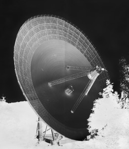 Vera Lutter, Radio Telescope, Effelsberg, XV: September 12, 2013, 2013. Gelatin silver print, 96 × 84 inches (243.8 × 213.4 cm), unique © Vera Lutter
