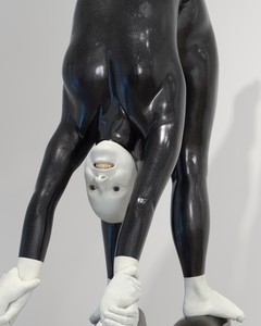 Mark Prent, Trust Me, I Trust You, 1990 (detail). Mixed media, polyester resin, and fiberglass, 109 × 68 × 16 ¼ inches (276.9 × 172.7 × 41.3 cm) © Mark Prent. Photo: Rob McKeever