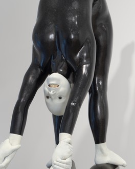 Mark Prent, Trust Me, I Trust You, 1990 (detail) Mixed media, polyester resin, and fiberglass, 109 × 68 × 16 ¼ inches (276.9 × 172.7 × 41.3 cm)© Mark Prent. Photo: Rob McKeever