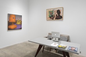 Installation view. Artwork, left to right: © Ginny Casey, © Rene Ricard. Photo: Rob McKeever