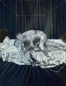 Francis Bacon, Two Figures, 1953. Oil on canvas, 60 ⅛ × 45 ⅞ inches (152.5 × 116.5 cm) © The Estate of Francis Bacon. All rights reserved, DACS/Artimage 2019. Photo: Prudence Cuming Associates Ltd