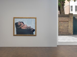 Installation view with Francis Bacon, Sleeping Figure (1959). Artwork © The Estate of Francis Bacon. All rights reserved, DACS 2019. Photo: Mike Bruce