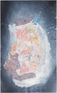 Georg Baselitz, Piet M., 2018. Oil on canvas, 64 ⅞ × 39 ⅜ inches (165 × 100 cm) © Georg Baselitz 2018. Photo: Jochen Littkemann