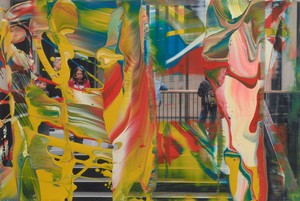Gerhard Richter, MV. 98, 2011. Lacquer on color photograph, 4 × 5 ⅞ inches (10 × 15 cm) © Gerhard Richter 2019 (04042019)