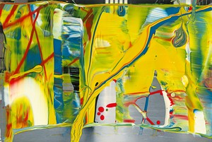Gerhard Richter, MV. 92, 2011. Lacquer on color photograph, 4 × 5 ⅞ inches (10 × 15 cm) © Gerhard Richter 2019 (15032019)